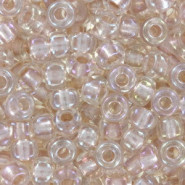 Miyuki seed beads 6/0 - Pearlized effect crystal blush ab 6-3641